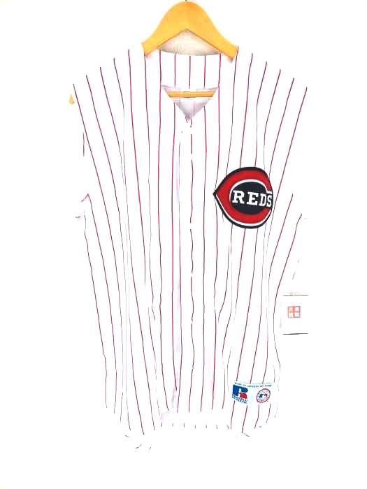 RUSSELL ATHLETIC（ラッセルアスレチック） ノースリーブストライプベースボールシャツ メンズ トップス
