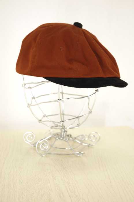 CALEE(キャリー) TWILL LEATHER COMBINATION CASQUETTE レザーコンビキャスケット メンズ 帽子