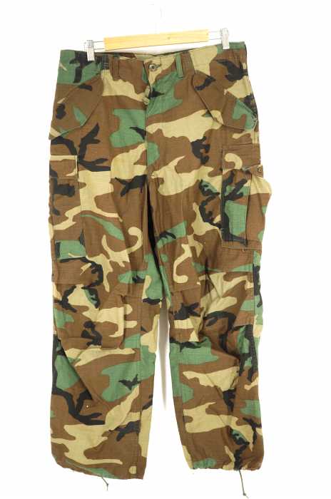 USED （ブランド不明） 85年製　U.S. ARMY ウッドランドカモ柄 フィールドカーゴパンツ メンズ パンツ