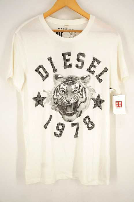 DIESEL （ディーゼル） ストーン タイガプリントTシャツ メンズ トップス