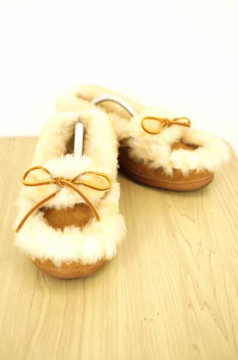 美品　MINNETONKA　ミネトンカ 23 アルティメット シープスキン　靴 Minnetonka - 新品 ミネトンカ アルティメット シープスキン
