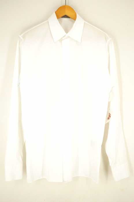 DIOR HOMME UNIFORME(ディオールオムユニフォーム) プレーンコットン比翼ボタン メンズ トップス