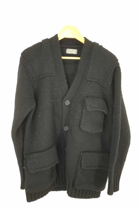 Yohji Yamamoto POUR HOMME (ヨウジヤマモトプールオム) ウールニットカーディガン メンズ トップス