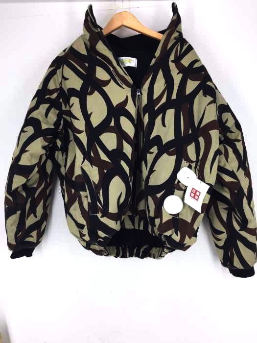 ASAT（アサット） トライバルカモ パファージャケット メンズ アウター