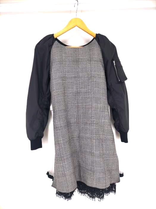 Sacai（サカイ） MA-1切替 ドッキングワンピース レディース ワンピース