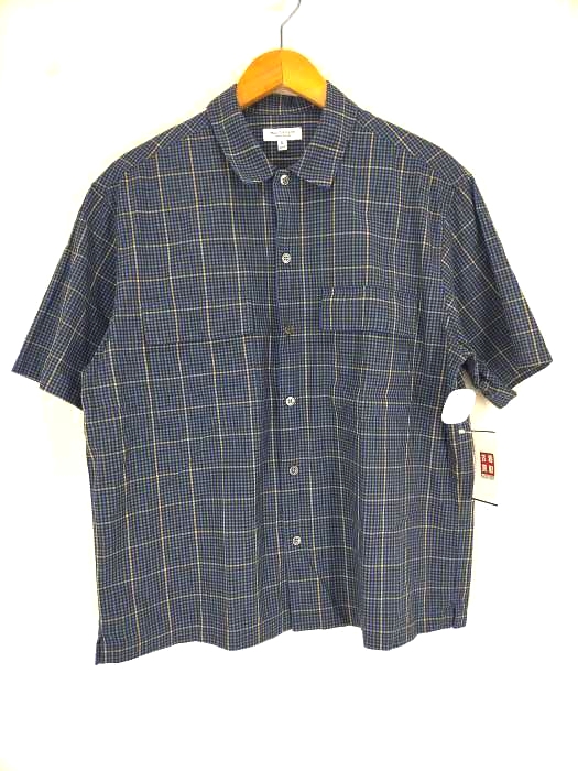 BEAUTY&YOUTH UNITED ARROWS(ビューティーアンドユース ユナイテッドアローズ) ダークチェックワイドフォルムシャツ メンズ トップス