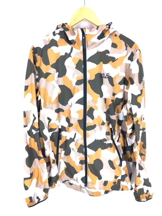 JACK WOLFSKIN（ジャックウルフスキン） 迷彩ナイロンジップアップパーカー メンズ アウター