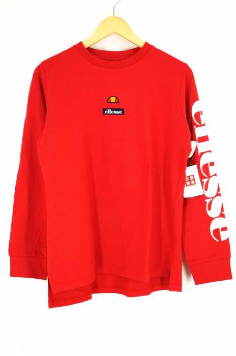 ellesse（エレッセ） フロント刺繍袖プリントスウェット レディース トップス