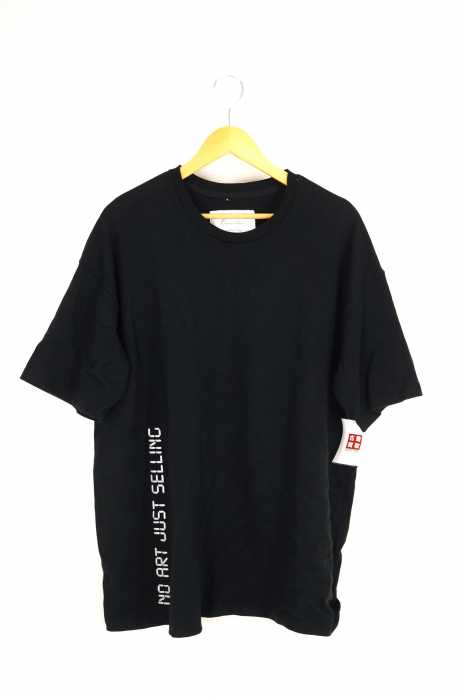 NONDISCLOTHES（ノンディスクローズ） バックロゴプリントビッグシルエットニットTシャツ CAMPAIGN T-SHIRT メンズ トップス