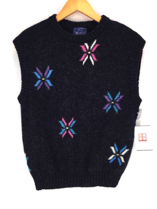 WOOLRICH(ウールリッチ) 花柄ウールニットベスト レディース トップス