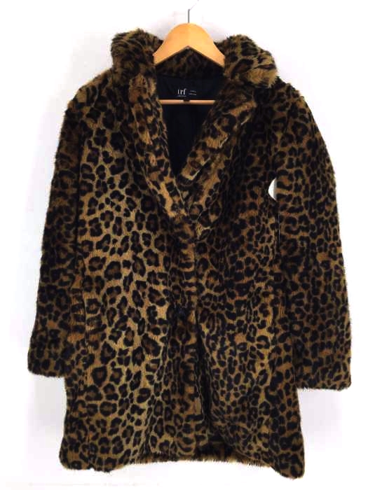 ZARA TRF(ザラティーアールエフ) Faux Fur Leopard Coat レディース アウター