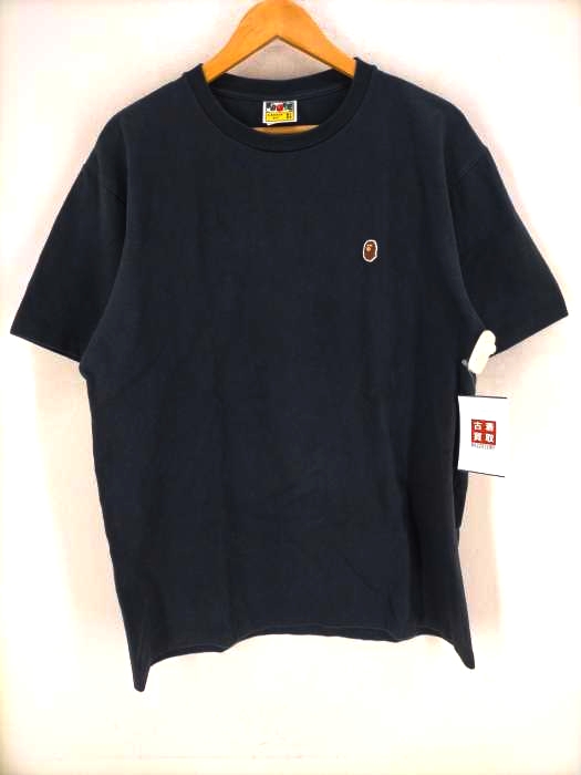 A BATHING APE（アベイシングエイプ） 胸ミニワッペン 無地Tシャツ メンズ トップス