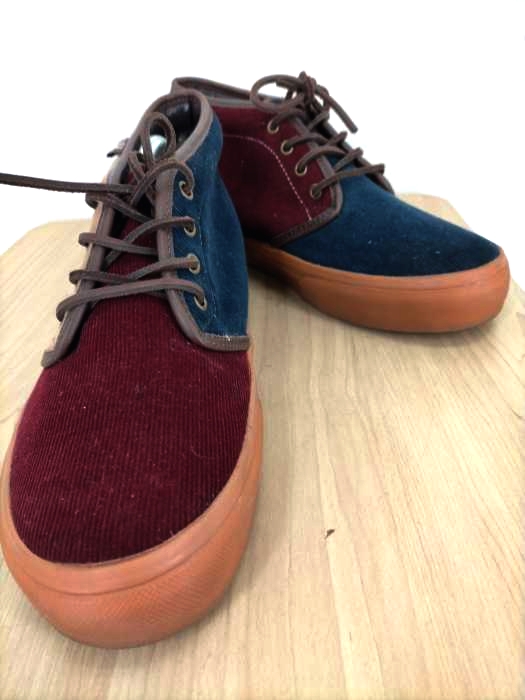 VANS（バンズ） アシンメトリーコーデュロイハイカットスニーカー メンズ シューズ