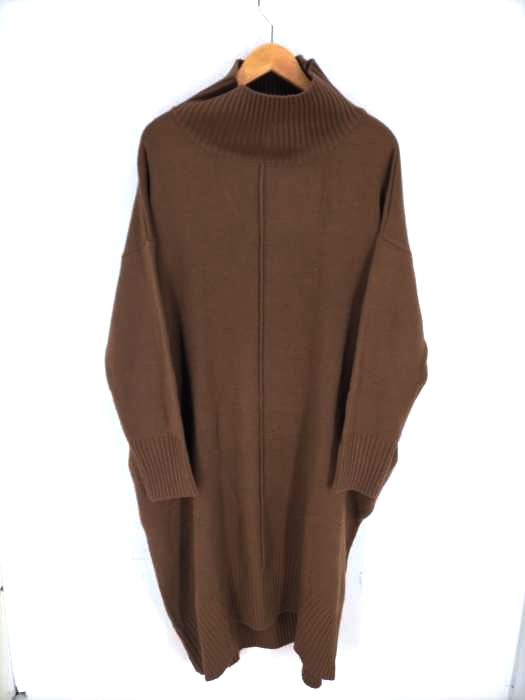 antiqua patterntorso（アンティカ パターントルソ） ボトルネック ロングニットワンピース レディース ワンピース