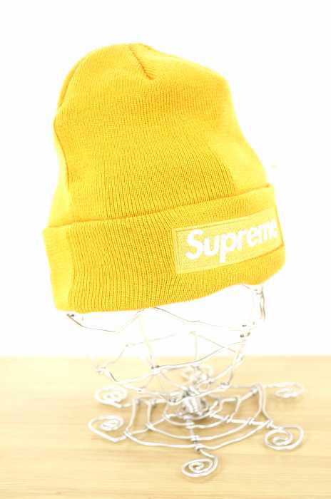 Supreme×NEWERA(シュプリーム ニューエラ) New Era Box Logo Beanie ボックスロゴビーニーニット帽 メンズ 帽子