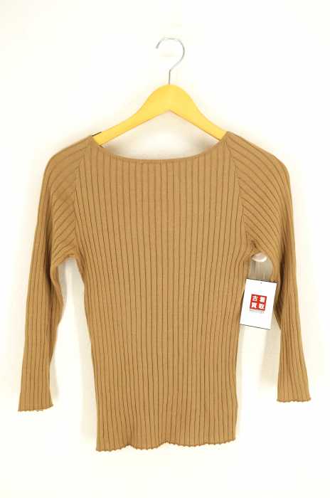 BEAUTY & YOUTH UNITED ARROWS  （ビューティーアンドユースユナイテッドアローズ） BY ワイドリブボートネック8分袖ニット レディース トップス