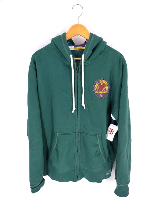 Rugby Ralph Lauren（ラグビーラルフローレン） フードネイティブ インディアンヘッドワッペン ジップアップパーカー メンズ トップス