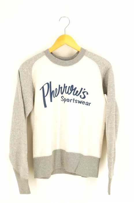 PHERROW'S (フェローズ) フリーダムプリントクルーネック メンズ トップス