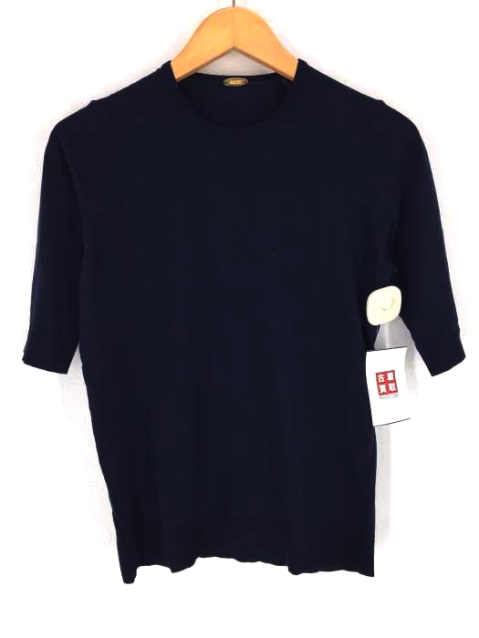 MUSE(ミューズ) FF grace 半袖ニットカットソー レディース トップス