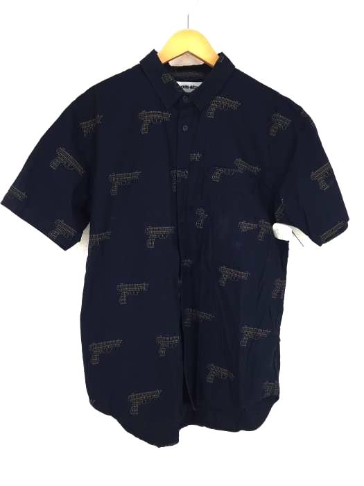 FUCKING AWESOME （ファッキンオーサム） Gun Button Down Shirt ガンプリントショートスリーブシャツ メンズ トップス