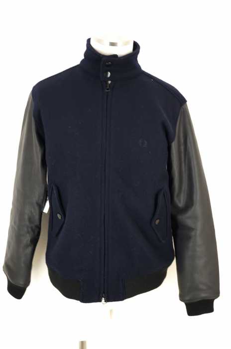 FRED PERRY （フレッドペリー） 17AW　Texture Mix Harrington Jacket メンズ アウター