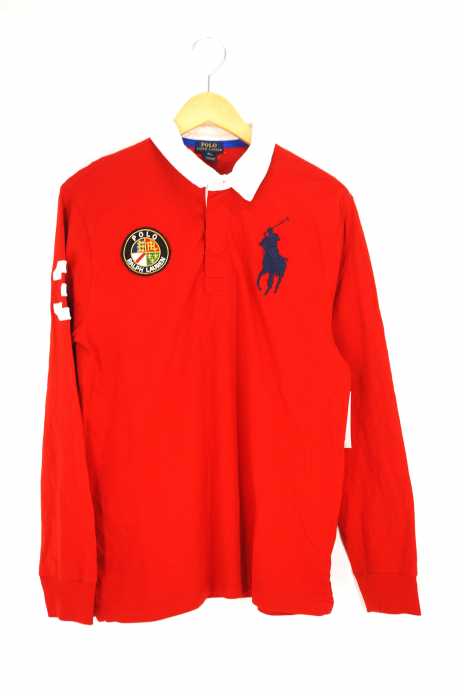 Polo by RALPH LAUREN （ポロバイラルフローレン） L/S ビックポニーポロシャツ レディース トップス