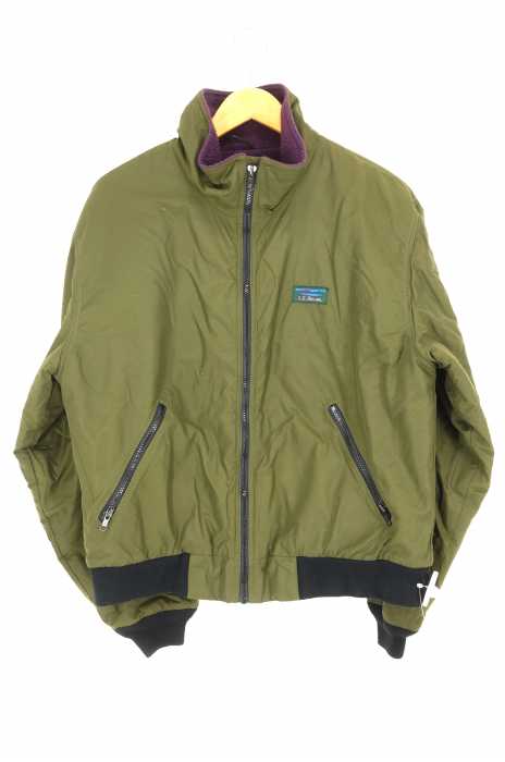 L.L.Bean （エルエルビーン） USA製 ナイロン ウォームアップ 裏フリース メンズ アウター