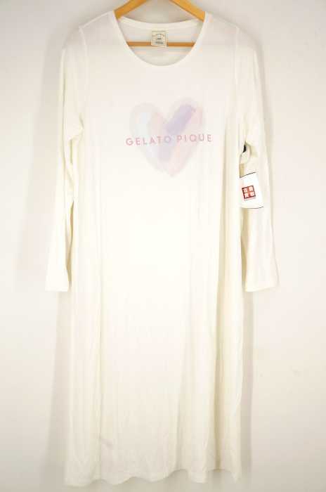 gelato pique （ジェラートピケ） ハート ワンポイント ドレス レディース ワンピース