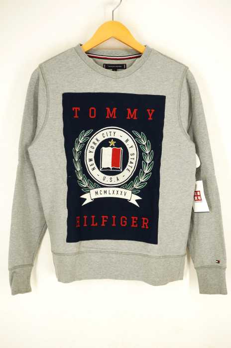 TOMMY HILFIGER （トミーヒルフィガー） フロント刺繍スウェット メンズ トップス
