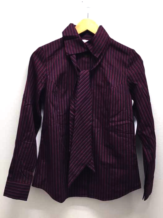 Vivienne Westwood RED LABEL（ヴィヴィアンウエストウッドレッドレーベル） ストライプボウタイシャツ レディース トップス