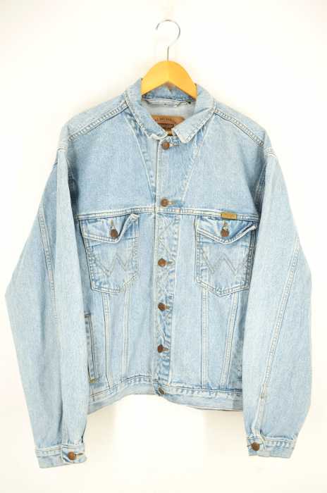 Wrangler (ラングラー) ウォッシュデニムトラッカージャケット メンズ アウター