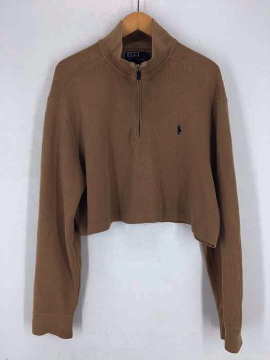 POLO RALPH LAUREN（ポロラルフローレン） ショート丈ハーフジップスウェット レディース トップス