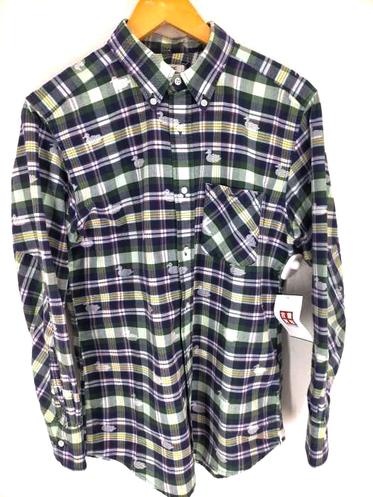 KOE（コエ） ボタンダウンチェック柄シャツ メンズ トップス