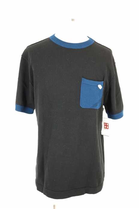 PHINGERIN （フィンガリン） KNIT TRIM TEE ニットトリム メンズ トップス