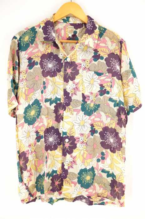 ALCARZA（アルカルザ） ボタニカル総柄シャツ メンズ トップス