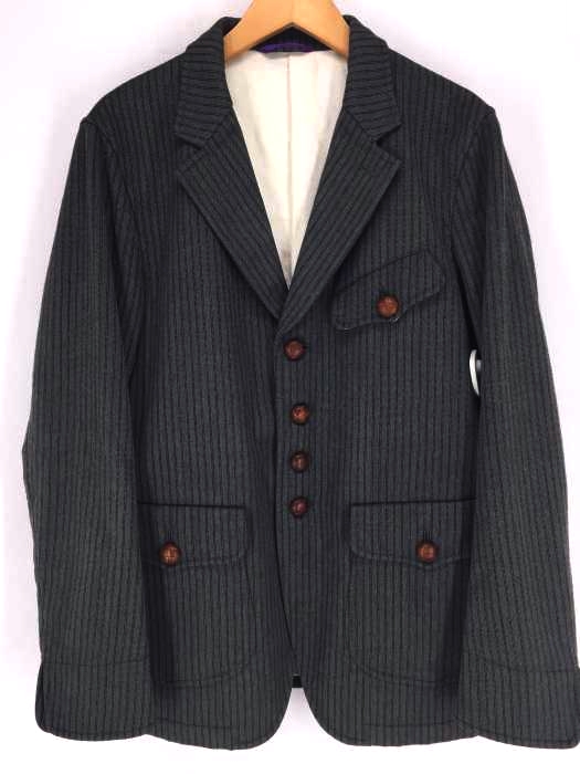 Paul Smith（ポールスミス） クルミ釦 ウールストライプジャケット メンズ アウター