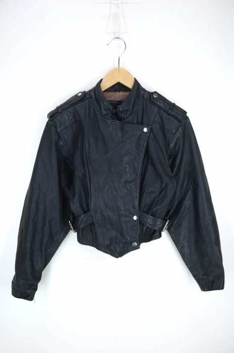 USED古着  （ユーズドフルギ） ショートシングルライダース レディース アウター