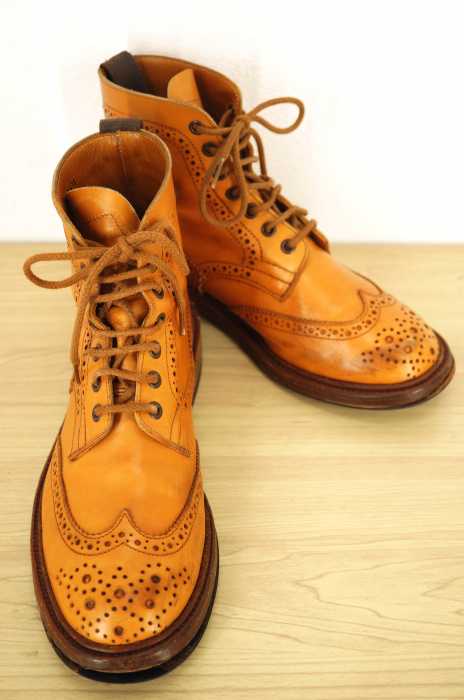 Tricker S トリッカーズ ウイングチップカントリーブーツ レディース シューズ ブランド古着買取販売バズストア