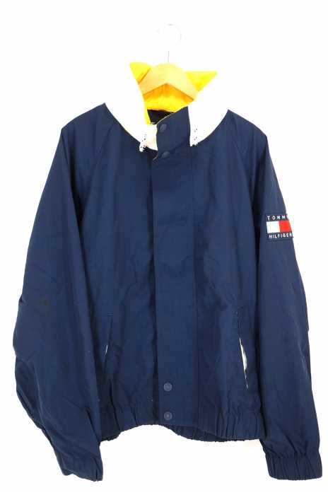 TOMMY HILFIGER （トミーヒルフィガー） 90S 腕ロゴ刺繍ジップアップブルゾン メンズ アウター