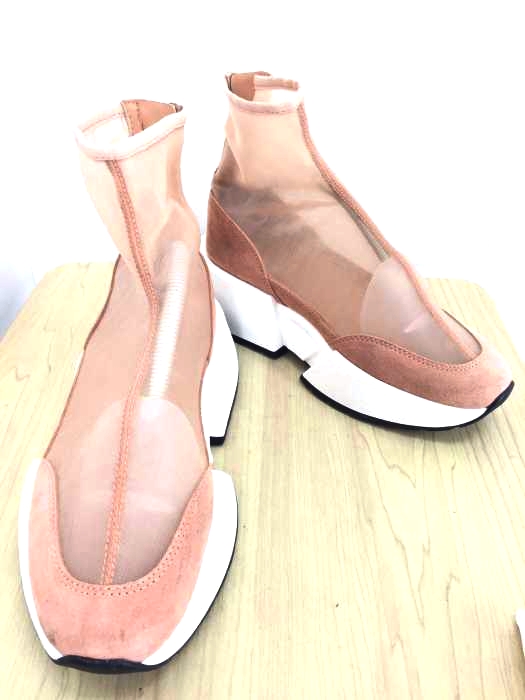 MM6 Maison Margiela（エムエムシックス メゾンマルジェラ） レースハイカットスニーカー レディース シューズ
