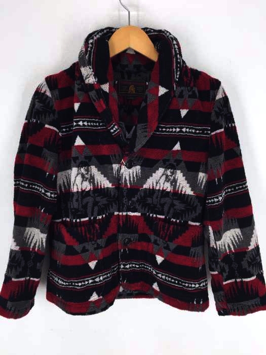 HYSTERIC GLAMOUR（ヒステリックグラマー） ショールカラーガウンJK サンセットウーマン総柄ショールカラージャケット メンズ トップス
