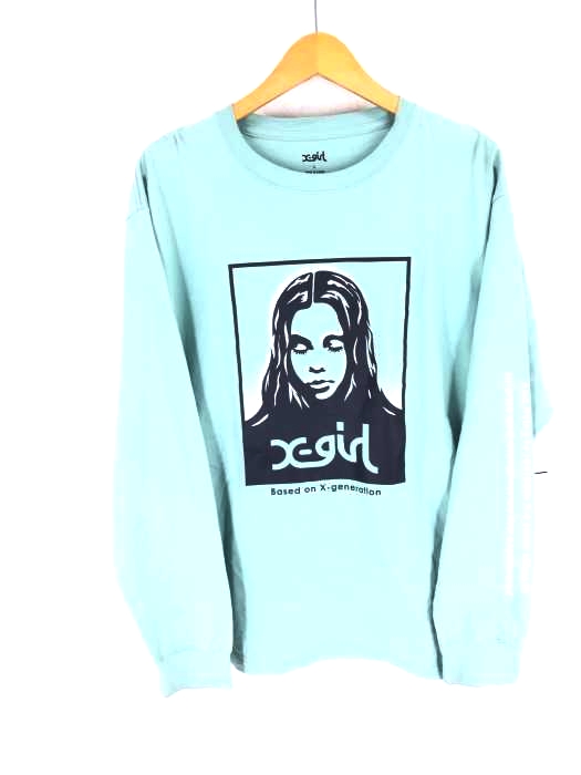 X-girl(エックスガール) BOX FACE L/S TEE レディース トップス