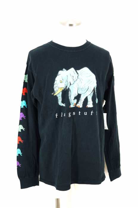 FLAGSTUFF （フラグスタッフ） ELEPHANT LOGO L/S TEE エレファントロゴ メンズ トップス