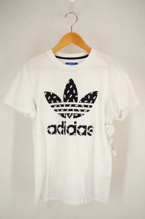 adidas Originals (アディダスオリジナルス) Shelltoe Trefoil Infill Shirt トレフォイルプリントTシャツ レディース トップス