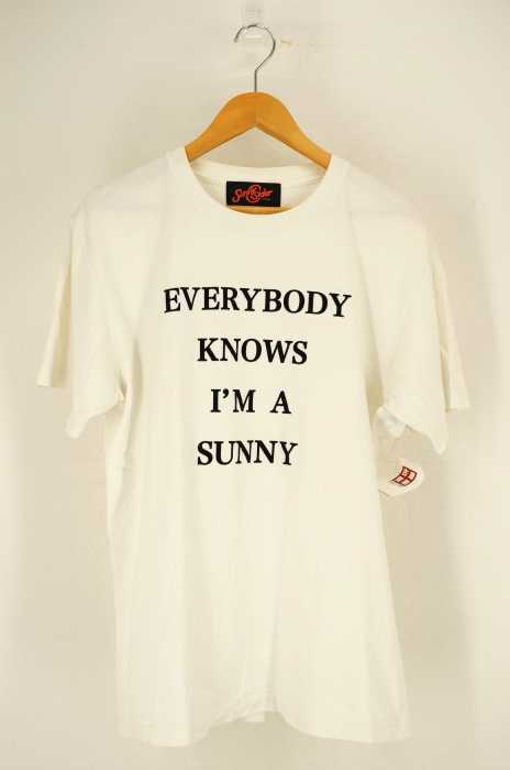 SUNNY C SIDER（サニーシーサイダー） フロッキープリントTシャツ メンズ トップス