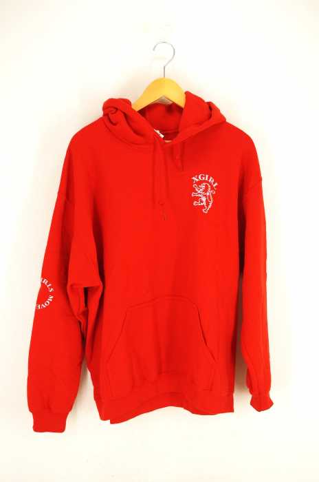 X-girl (エックスガール) EMBLEM SWEAT HOODIE レディース トップス