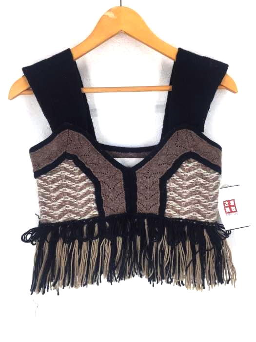 TODAYFUL（トゥデイフル） Jacquard Fringe Bustier レディース トップス