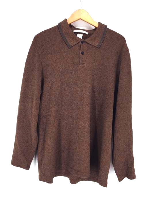 PERRY ELLIS（ペリーエリス） 長袖ポロシャツ メンズ トップス