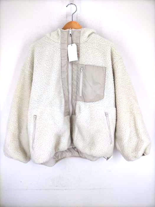 w closet（ダブルクローゼット） ボアリバーシブルフードブルゾン レディース アウター
