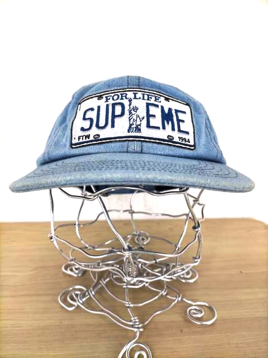 Supreme(シュプリーム) 20SS License Plate 6-Panel Cap メンズ 帽子